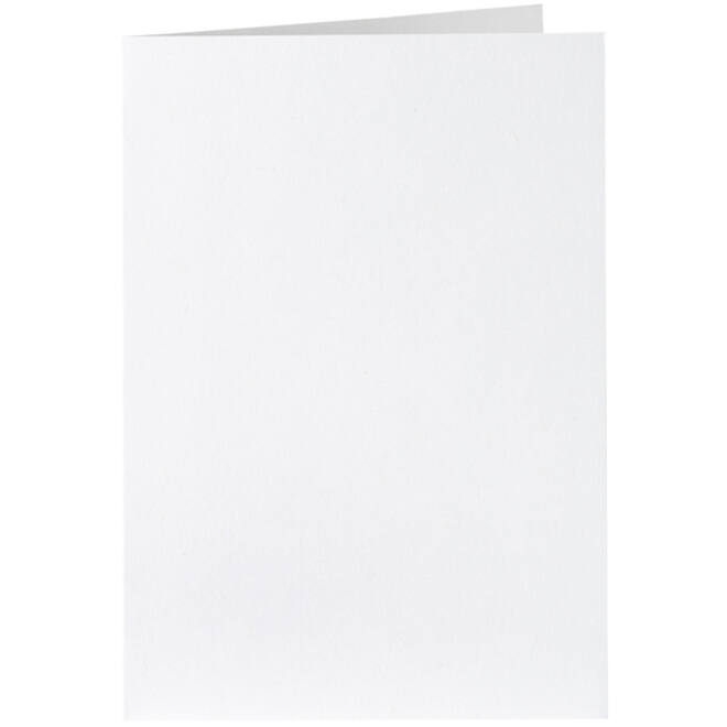 Correspondentiekaart Papicolor dubbel 105x148mm kraft wit pak à 6 stuks