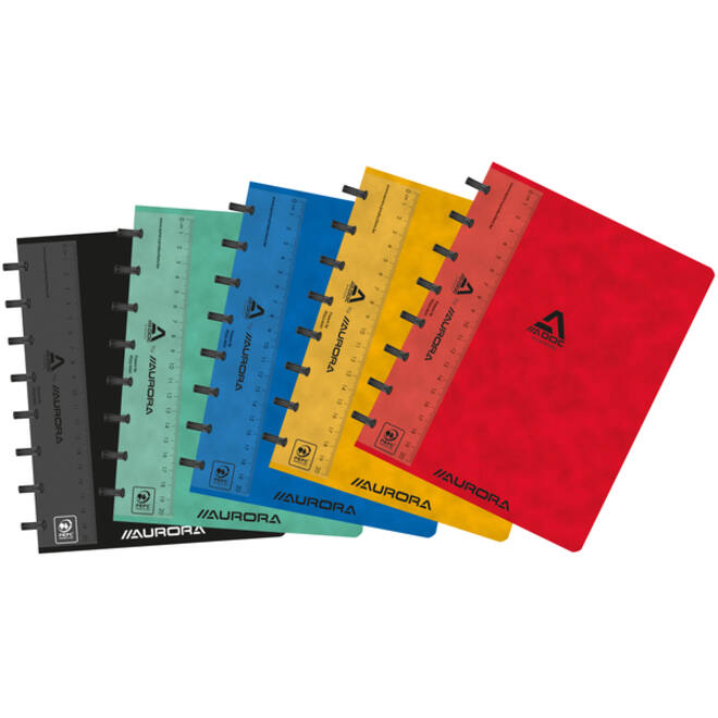 Schrift Adoc Classic A5 ruit 5x5mm 144 pagina's 90gr assorti