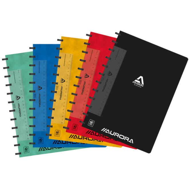 Schrift Adoc Classic A4 lijn 144 pagina's 90gr assorti