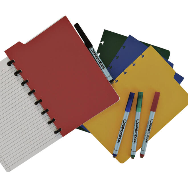 Tabblad correctbook A5 assorti