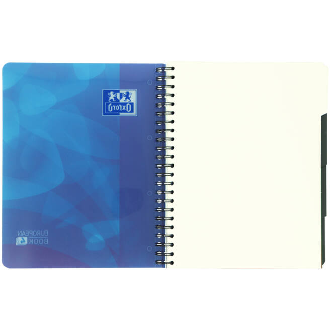 Projectboek Oxford School A4+ lijn 4-gaats 240 pagina's 80gr blauw