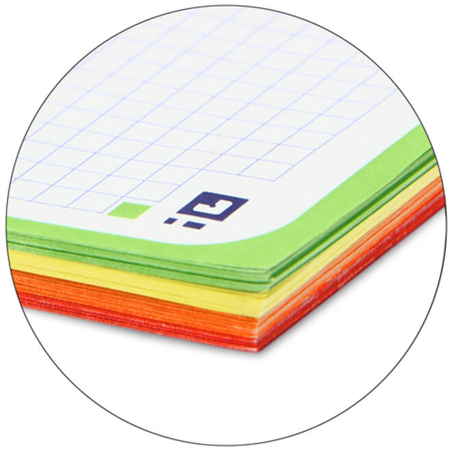 Projectboek Oxford School A5+ lijn 6-gaats 240 pagina's 80gr blauw