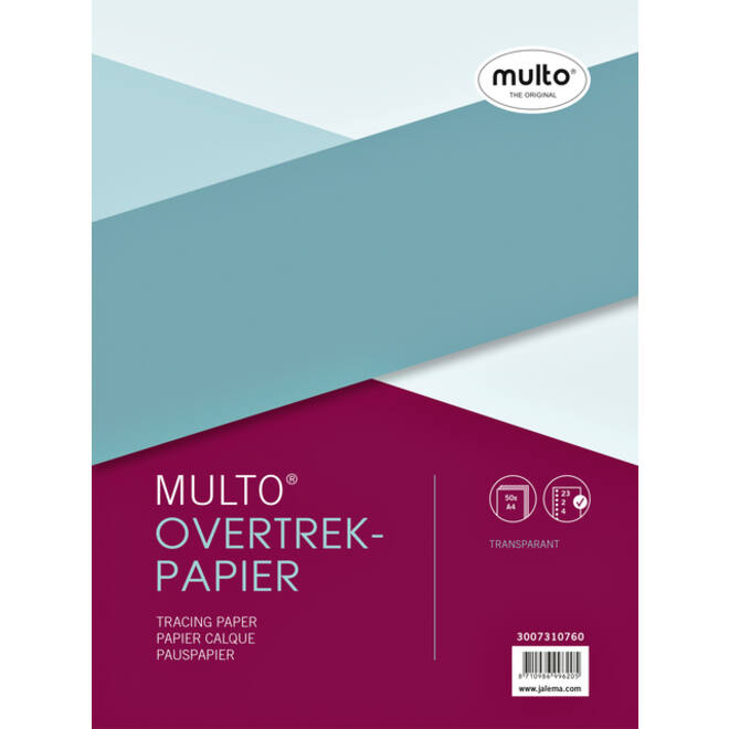 Interieur Multo overtrekpapier A4 23-gaats 50vel