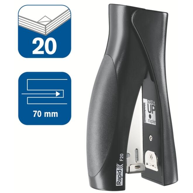 Nietmachine Rapid Fashion F20 Ultimate standup 20 vel zwart