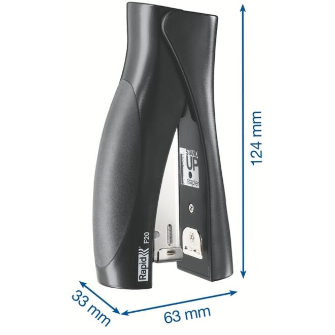 Nietmachine Rapid Fashion F20 Ultimate standup 20 vel zwart