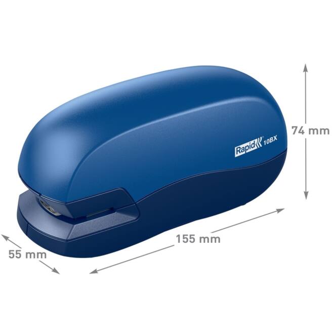 Nietmachine Rapid Elektrisch 10BX 10vel blauw/wit