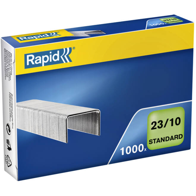 Nieten Rapid 23/10 gegalvaniseerd standaard 1000 stuks