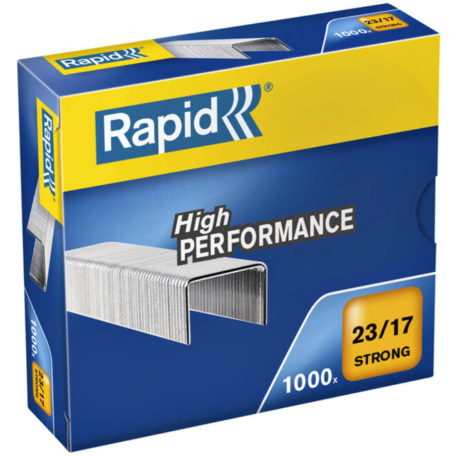 Nieten Rapid 23/17 gegalvaniseerd strong 1000 stuks