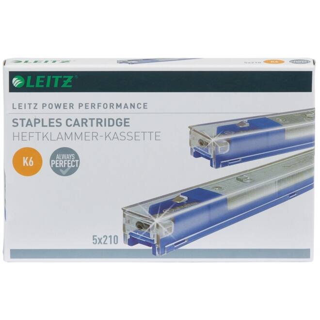 Nieten Leitz cartridge K6 5x210 stuks