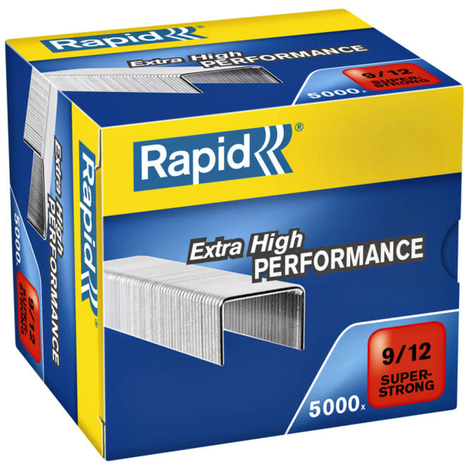 Nieten Rapid 9/12 gegalvaniseerd super strong 5000 stuks