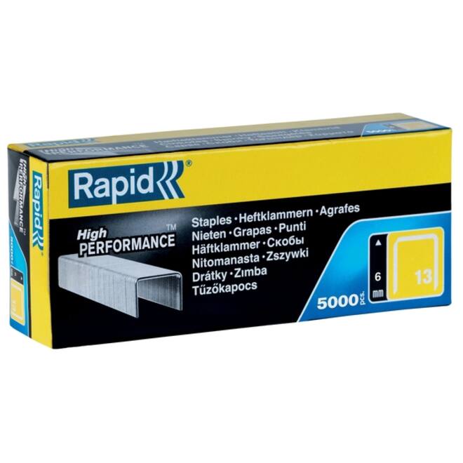 Nieten Rapid 13/6 gegalvaniseerd standaard 5000 stuks