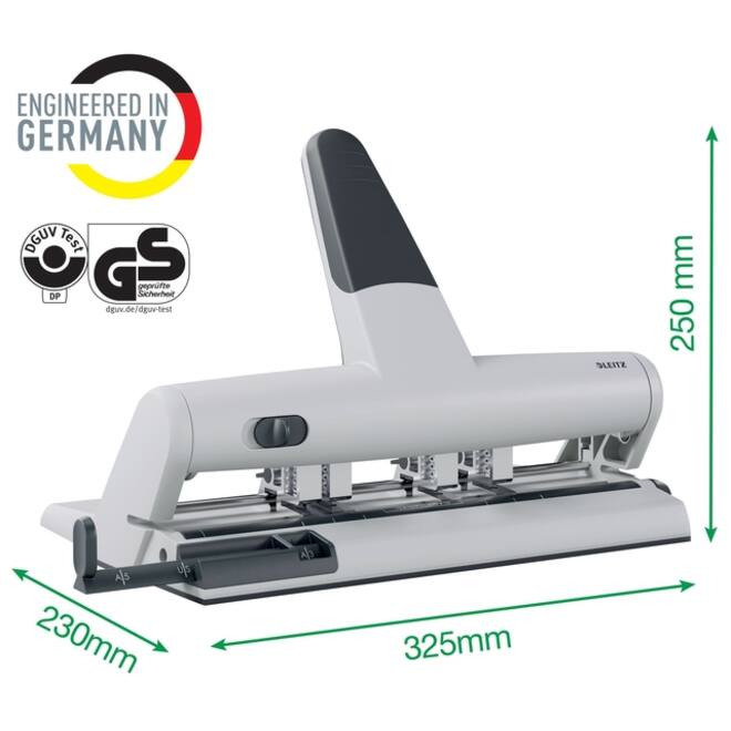 Perforator Leitz 5114 AKTO variabele multi zilver