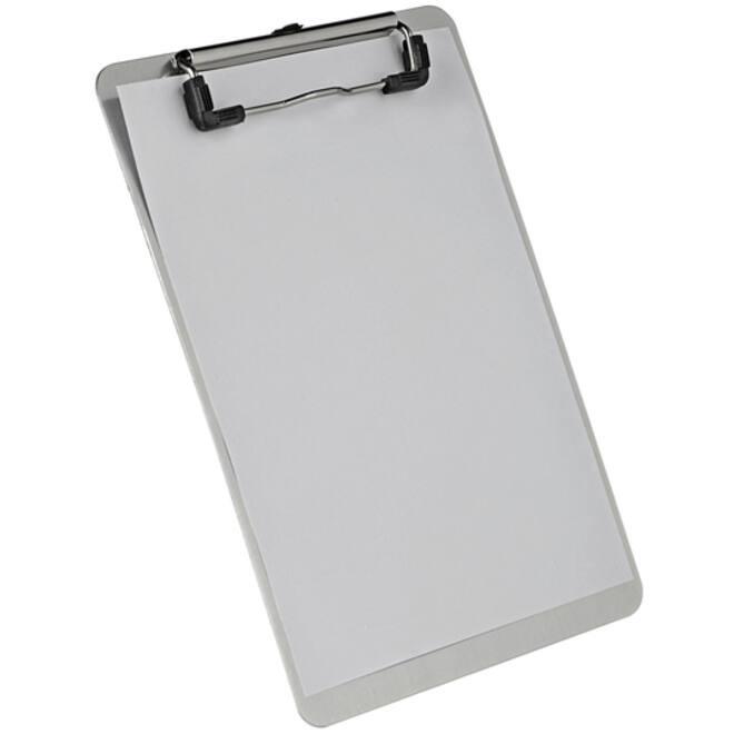 Klembord MAUL A5 staand aluminium