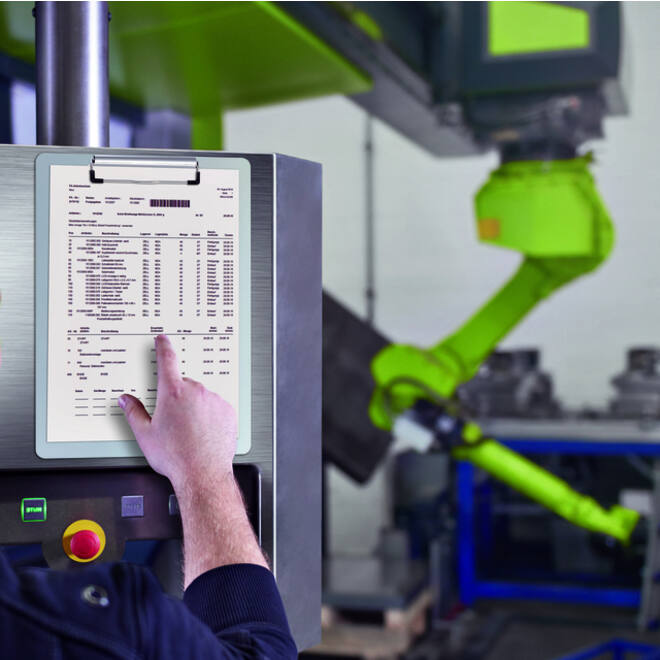 Klembord MAUL A4 staand met magneetstrip aluminium