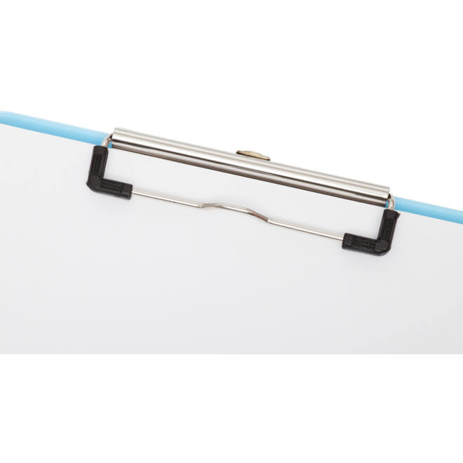 Klembord MAUL A4 staand transparant PS neon blauw
