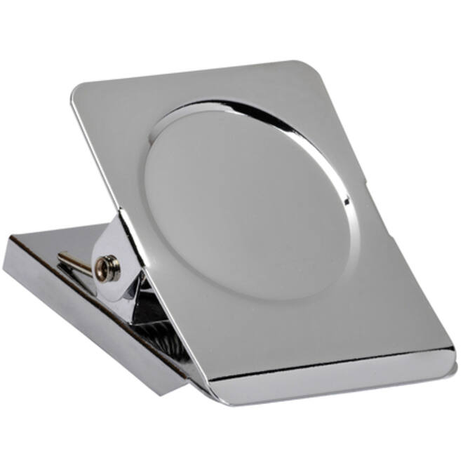 Papierklem MAUL magnetisch vierkant 40mm capaciteit 25mm zilver