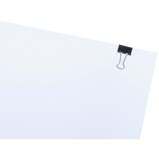 Papierklem MAUL 213 foldback 13mm capaciteit 4mm zwart