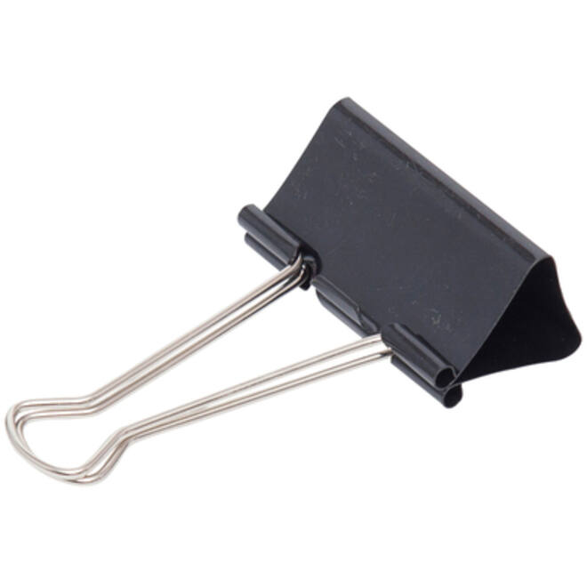 Papierklem MAUL 213 foldback 50mm capaciteit 20mm zwart