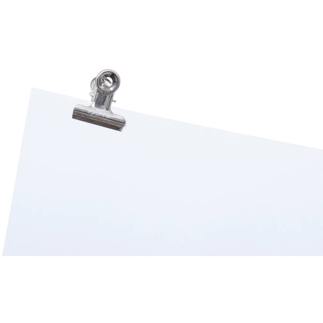 Papierklem MAUL Bulldog 30mm capaciteit 10mm zilver
