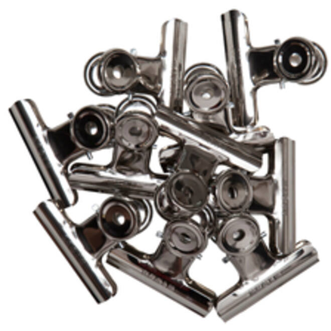 Papierklem MAUL Bulldog 50mm capaciteit 20mm zilver