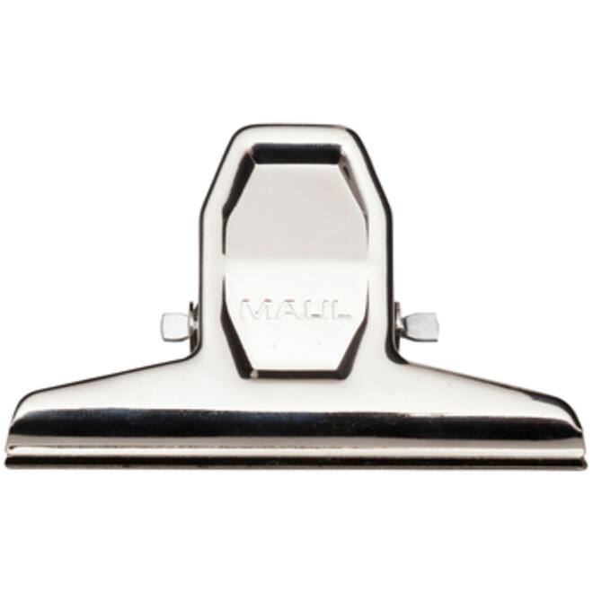 Papierklem MAUL Pro 75mm capaciteit 20mm zilver