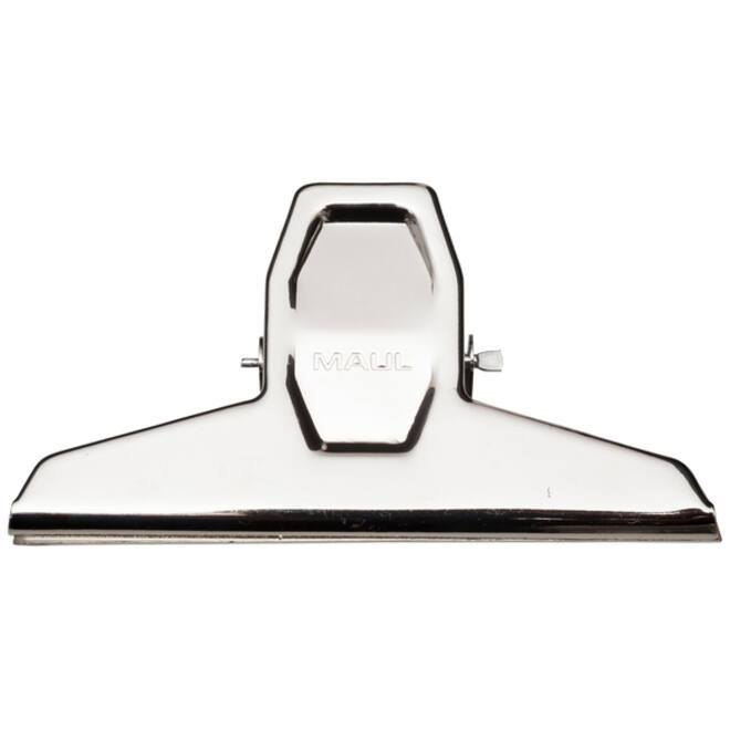 Papierklem MAUL Pro 125mm capaciteit 30mm blister à 2 stuks