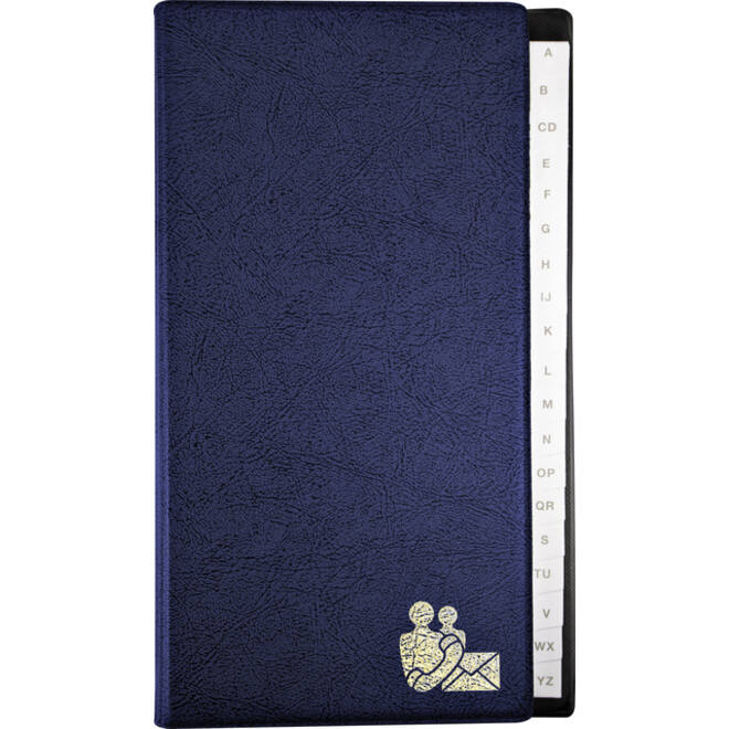 Telefoonalbum Kangaro 215x130mm A-Z 4-rings assorti