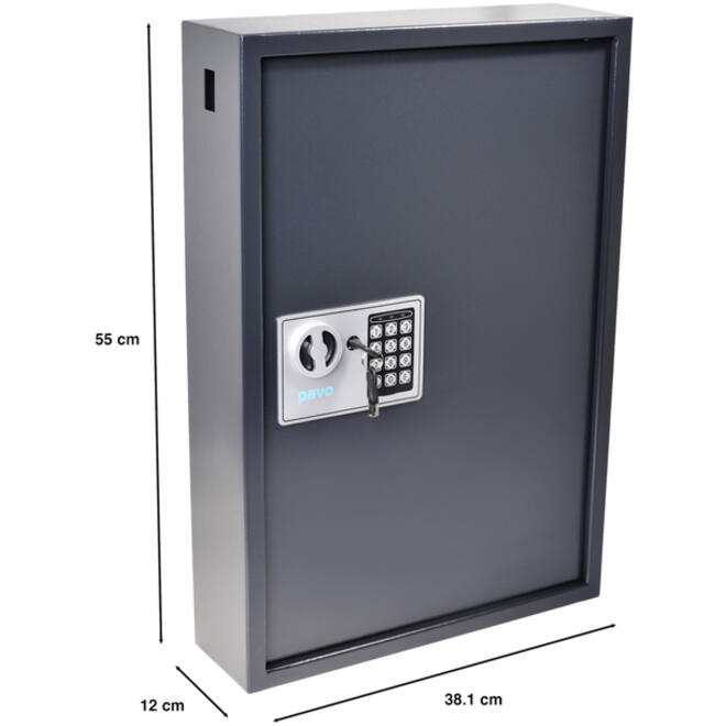 Sleutelkast Pavo high security 100 haken 550x400x120mm