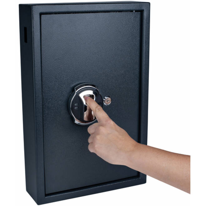 Sleutelkast Pavo high security met fingerprintslot 50 haken 550x400x100mm