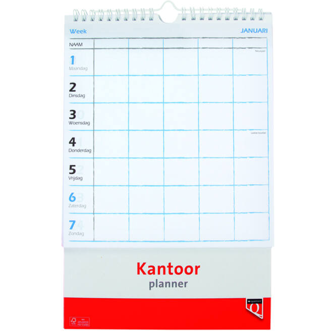 Kantoorplanner 2026 Quantore