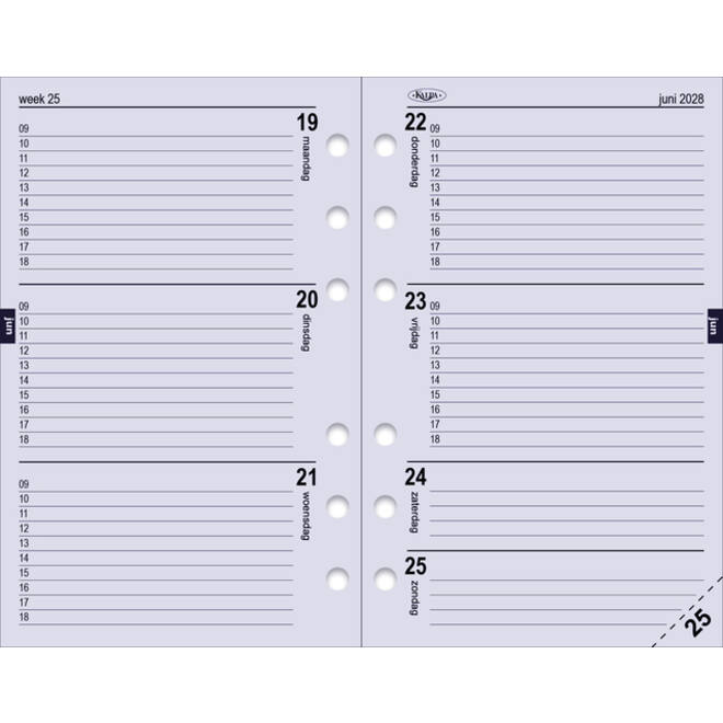 Agendavulling 2026 Kalpa Senior 7dagen/2pagina's