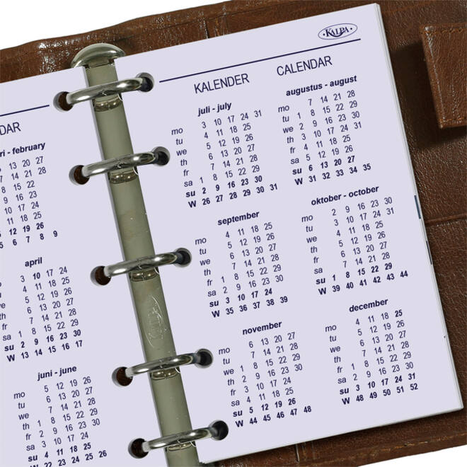 Agendavulling 2026 Kalpa Mini 7dagen/2pagina's