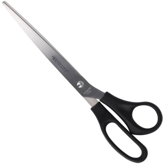 Kantoorschaar Westcott 260mm met kunststof grip rvs