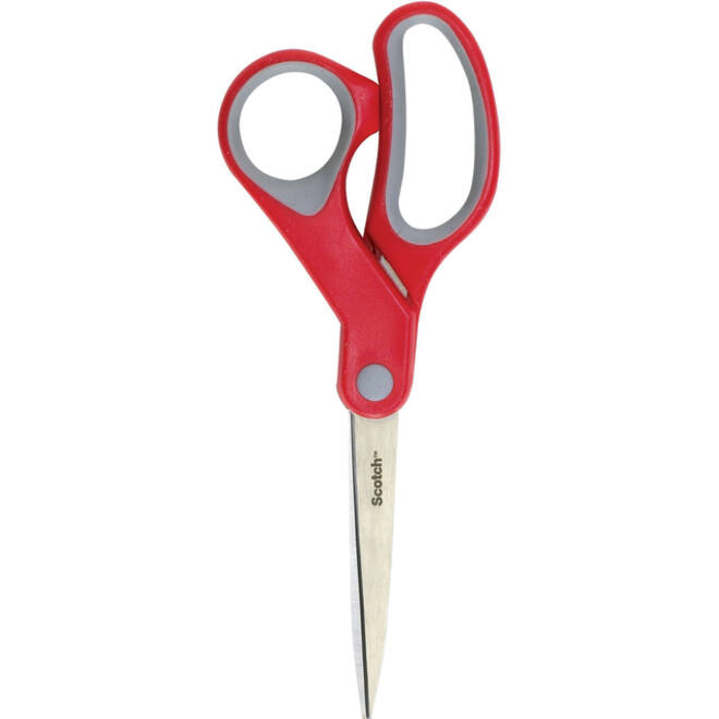 Schaar Scotch 20cm comfort rood blister