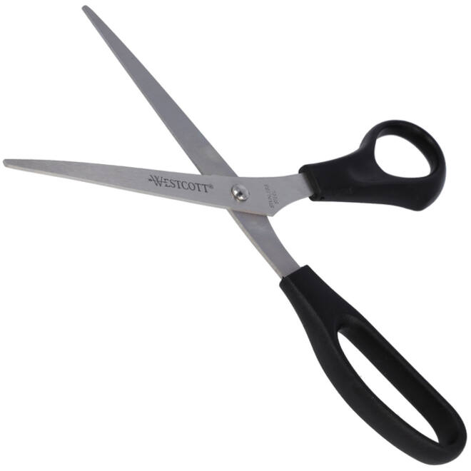 Kantoorschaar Westcott 210mm met kunststof grip rvs