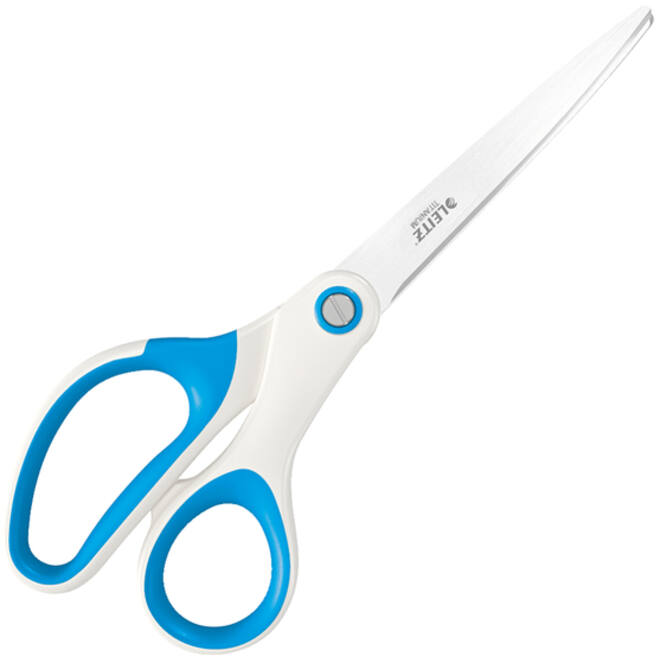 Schaar Leitz WOW 205mm titanium blauw