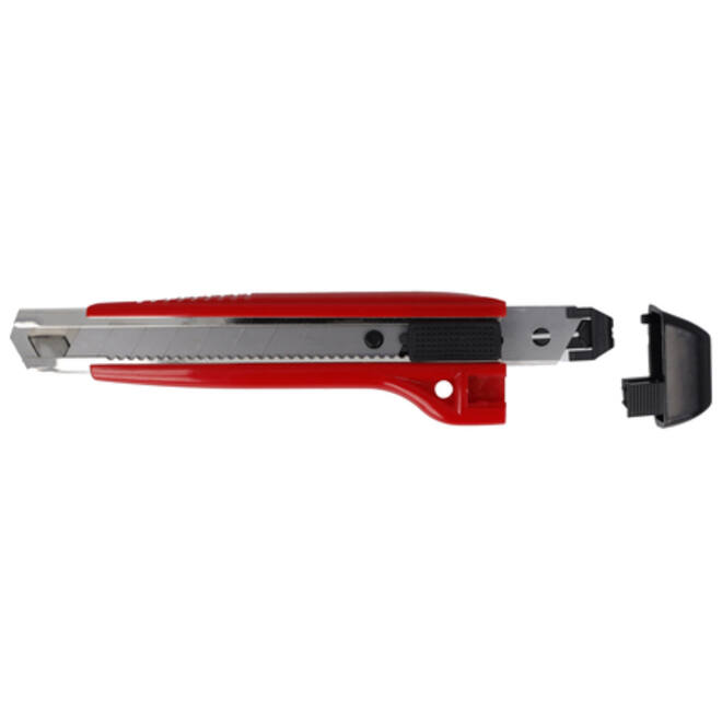 Snijmes Westcott premium 18mm met schuifsluiting rood