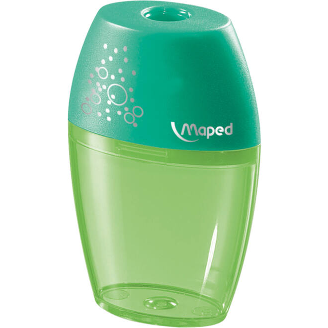 Puntenslijper Maped Shaker 1-gaats display á 25 stuks assorti