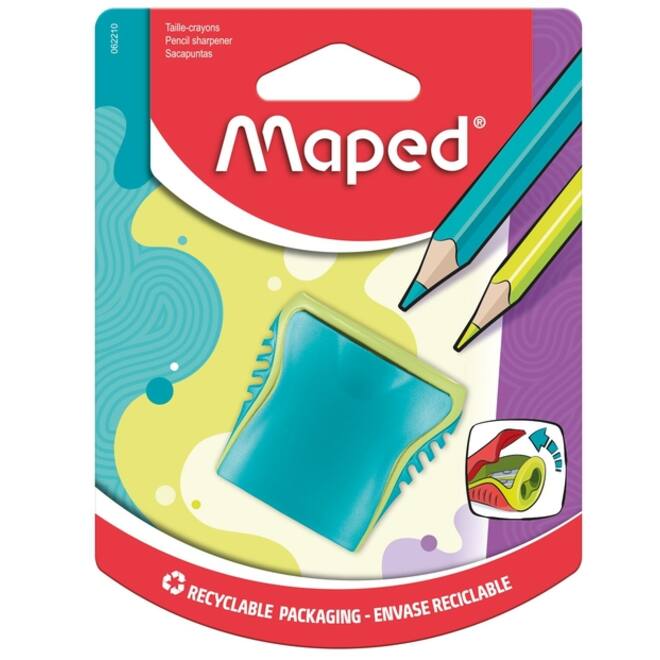 Puntenslijper Maped Boogy 2gaats assorti
