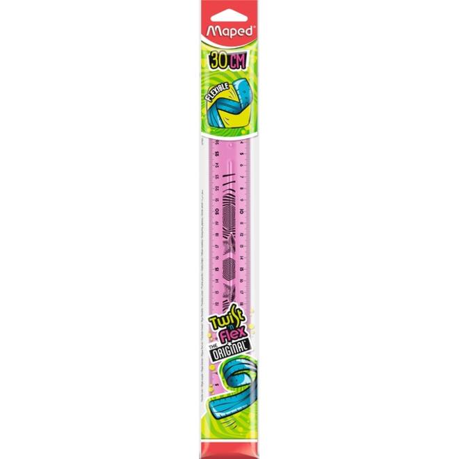 Liniaal Maped Twist 'n Flex 30cm assorti