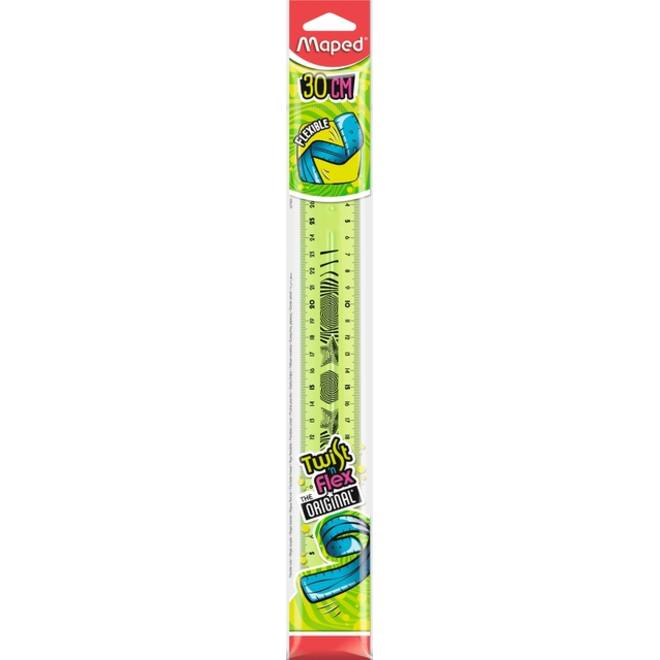 Liniaal Maped Twist 'n Flex 30cm assorti