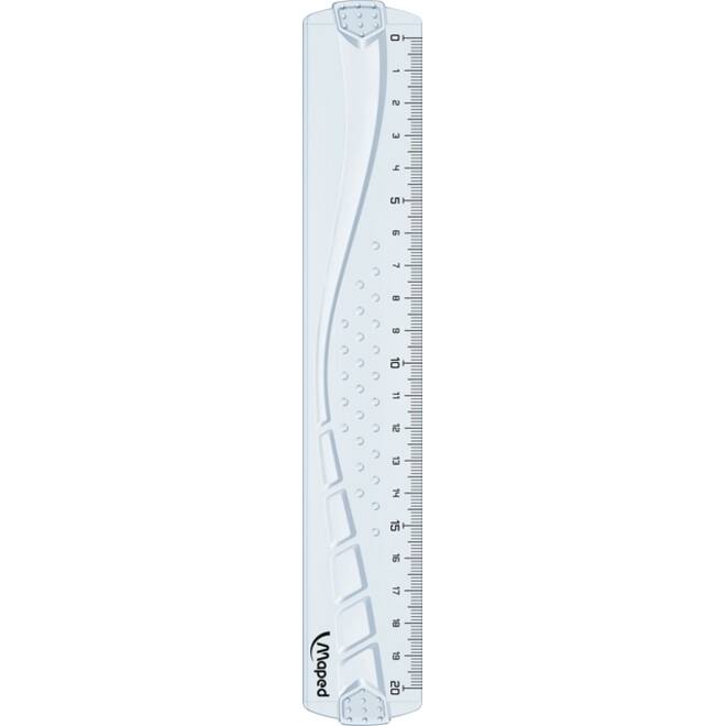 Liniaal Maped Geometric 20cm transparant