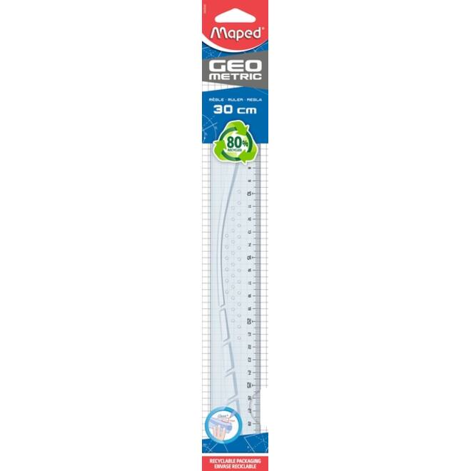 Liniaal Maped Geometric 30cm transparant