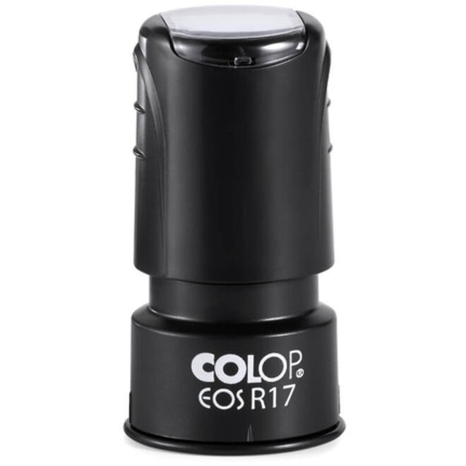 Tekststempel Colop EOS R 17 flashtechnologie met stempelplaat
