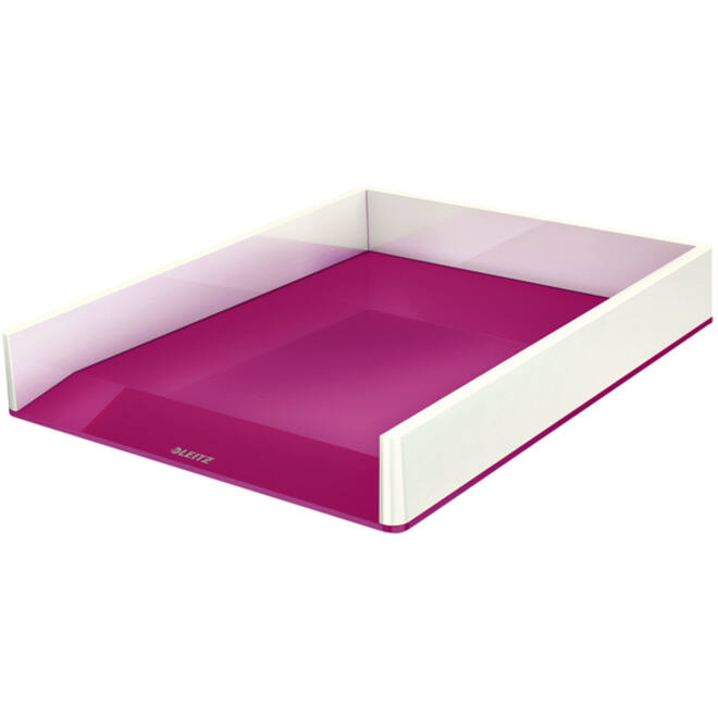 Brievenbak Leitz WOW wit/roze