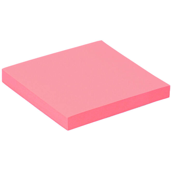 Memoblok Quantore 76x76mm roze