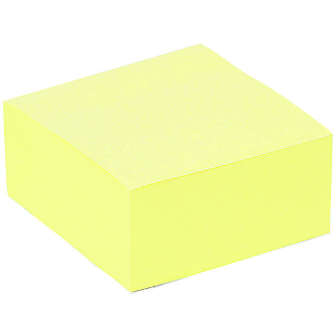 Memoblok Quantore 76x76mm 400 geel