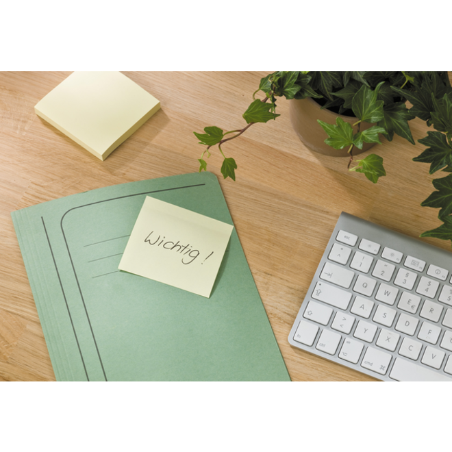 Memoblok Post-it Z-Note R330-1B recycled 76x76mm canary yellow
