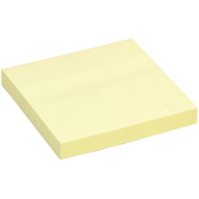 Memoblok Quantore 76x76mm geel