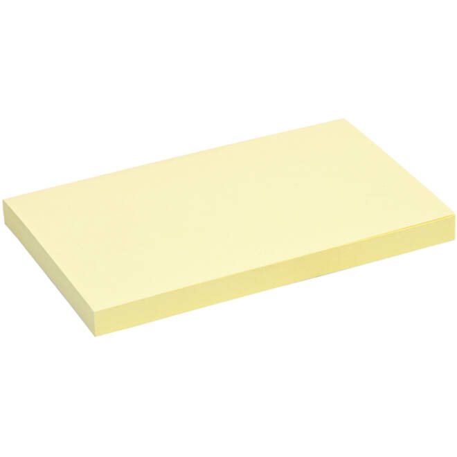 Memoblok Quantore 76x127mm geel
